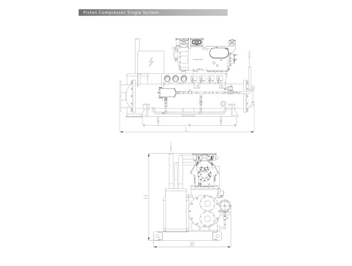 Piston Type Compressor Condensing Unit