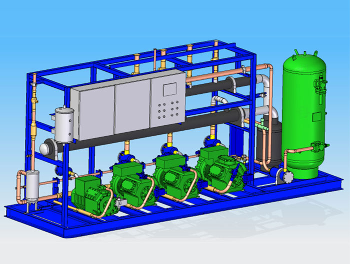 Parallel Piston Refrigeration Compressor Unit